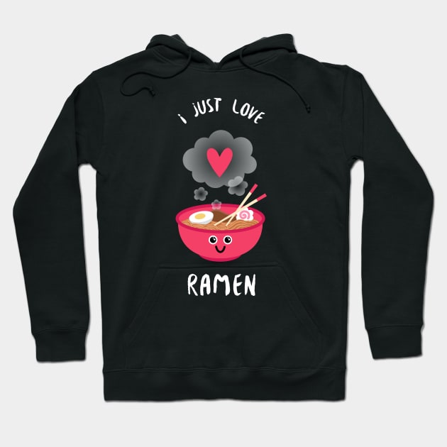 I Just Love Ramen Hoodie by nmcreations